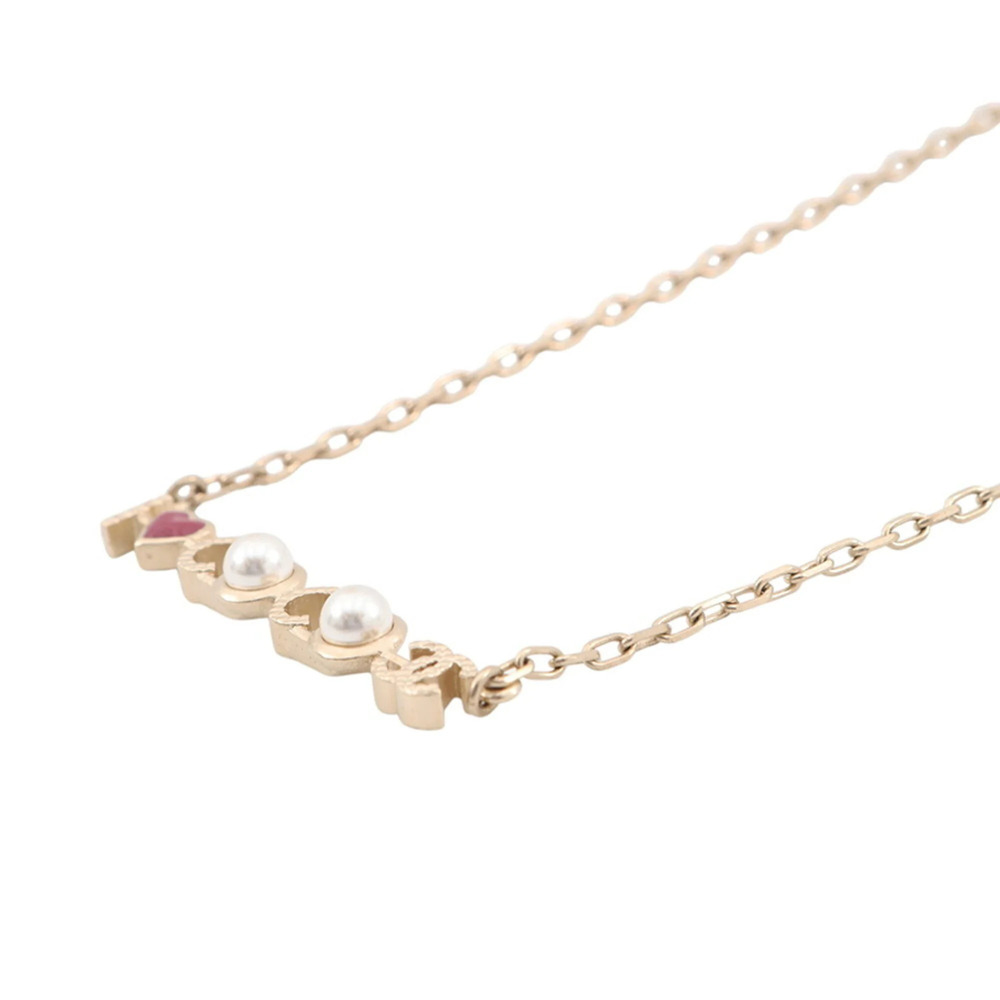 CHANEL Authentic Pearl Logo Necklace - Picture 2 of 11